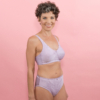 Mastectomy Bra The Rose Contour Size 44D Platinum Blue at  Women's  Clothing store