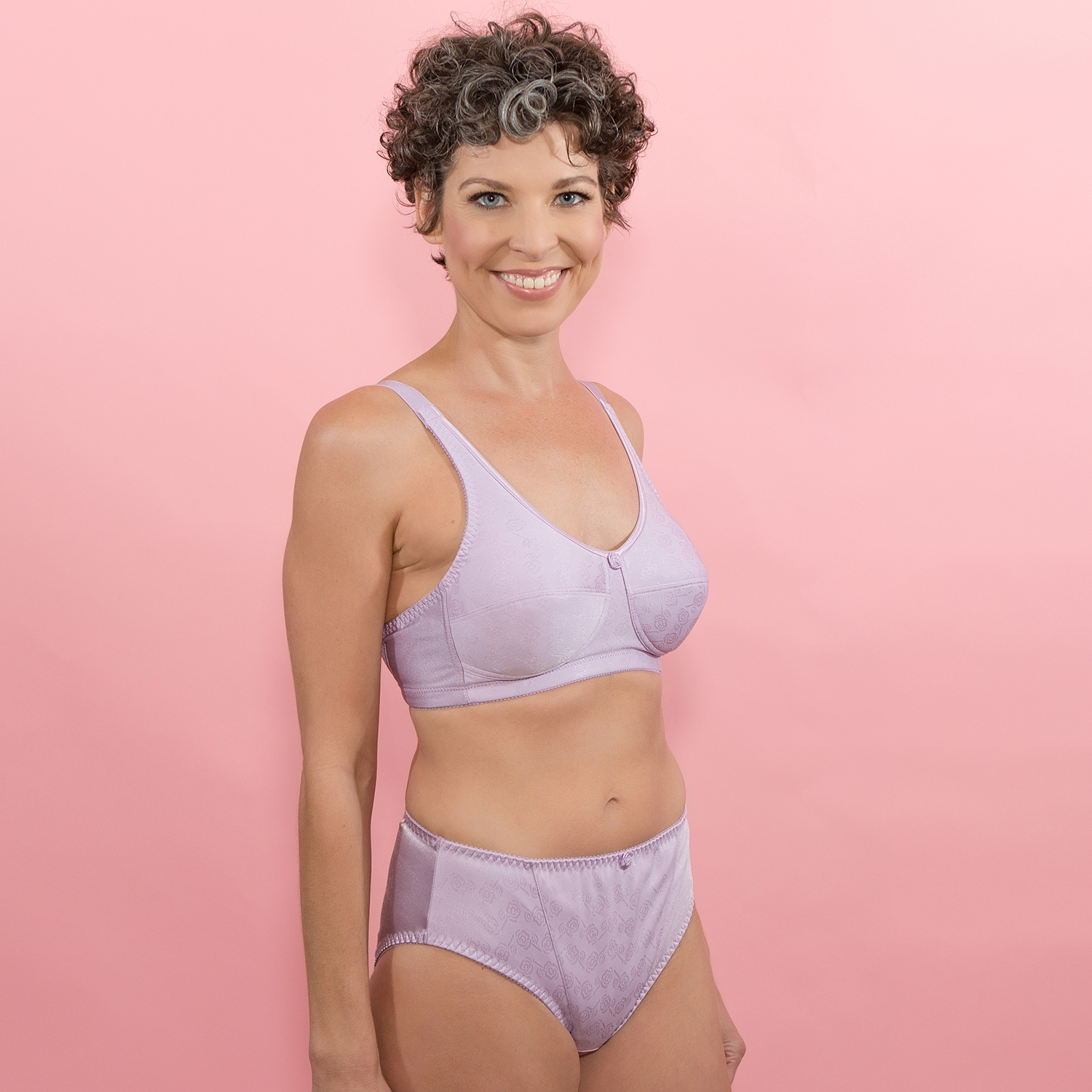 Mastectomy Bra The Rose Contour Size 44A White at  Women's Clothing  store