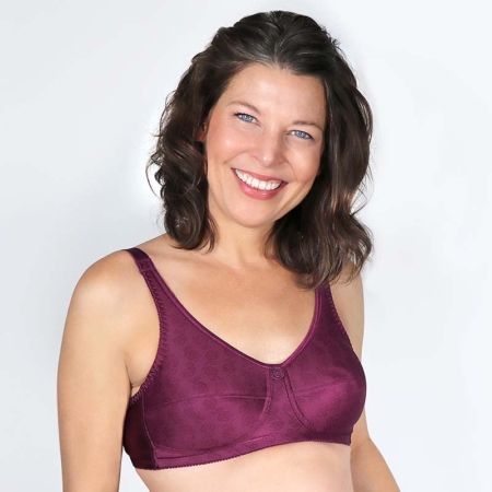 American Breast Care Mastectomy Bra Regalia Size 34D White at