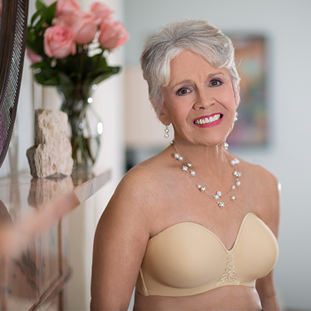 ABC 502 ADORE SEAMLESS MOLDED CUP MASTECTOMY BRA - A Fitting