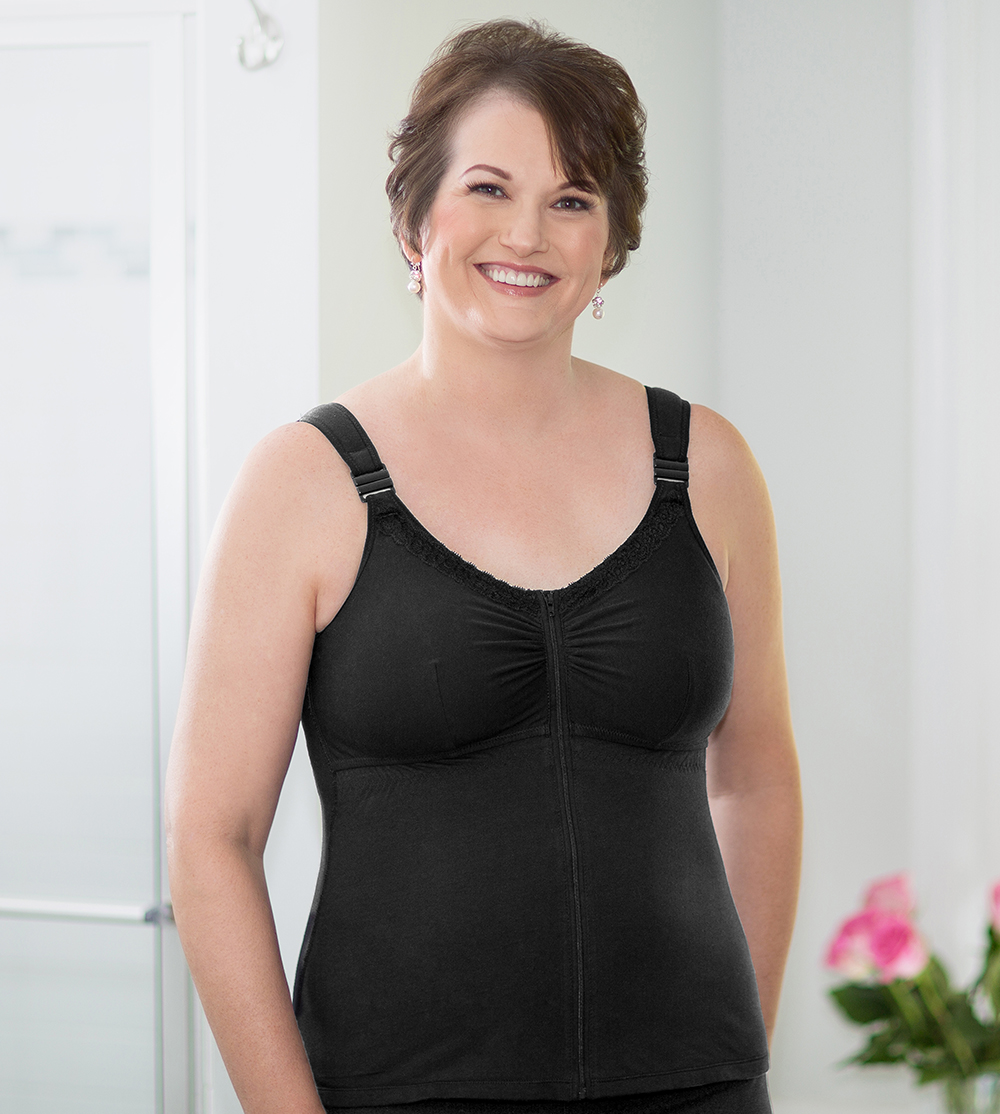 Gentle Touch Post Mastectomy Recovery Camisole- Includes Drain