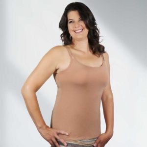 American Breast Care Mastectomy Bra Satin Trim T-Shirt Size 36D